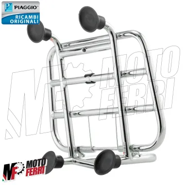 MF2787 Portapacchi Anteriore Vespa Primavera Sprint 50 125 150 Originale Cromato
