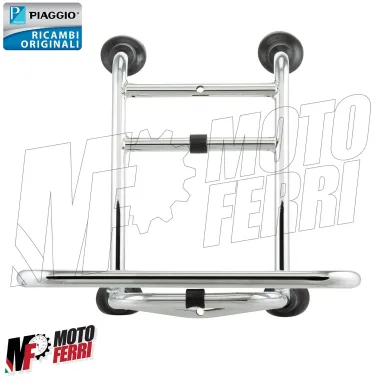 MF2787 Portapacchi Anteriore Vespa Primavera Sprint 50 125 150 Originale Cromato