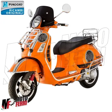 MF3047 Portapacchi Anteriore Cromo Originale Piaggio Vespa 125 250 300 GTS GT GTV Super Sport dal 2003 al 2018