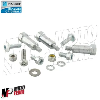 MF3047 Portapacchi Anteriore Cromo Originale Piaggio Vespa 125 250 300 GTS GT GTV Super Sport dal 2003 al 2018