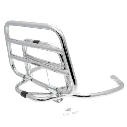 MF7418 Portapacchi Posteriore Cromo Originale Vespa Primavera Sprint 50 125 150