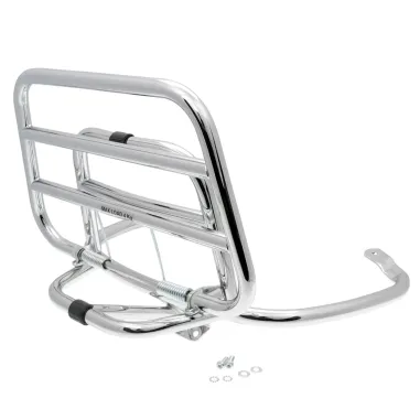 MF7418 Portapacchi Posteriore Cromo Originale Vespa Primavera Sprint 50 125 150
