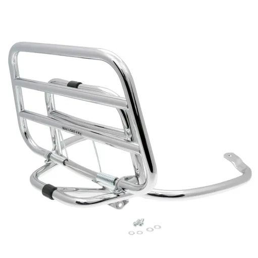 MF7418 Portapacchi Posteriore Cromo Originale Vespa Primavera Sprint 50 125 150
