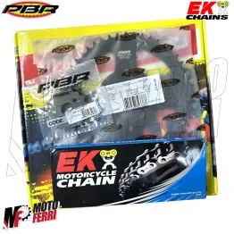 MF7420 Kit Catena Corona 50 Pignone 16 Honda XL 125 R Paris Dakar 125 1983/1991 2