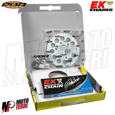 MF7425 Kit PBR Trasmissione Corona 46 Pignone 13 Catena 428 Benelli Leoncino 125