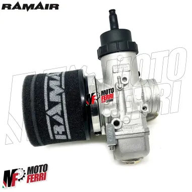 MF1098 FILTRO ARIA RAMAIR SPUGNA CARBURATORE DELLORTO VHSH VHSB 30 34 VESPA