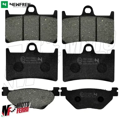 MF7426 Pastiglie Freno Anteriore Posteriore Newfren Yamaha TMax 530 2012 / 2019
