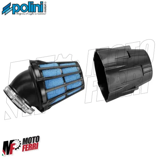 MF7429 Filtro Aria Polini Air Box Inclinato 30 Gradi Attacco 37mm Scooter 50 70