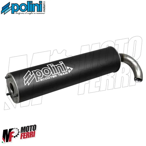 MF2143 Marmitta Polini Scooter Team 4 Minarelli Verticale 50 Booster Spirit BWS