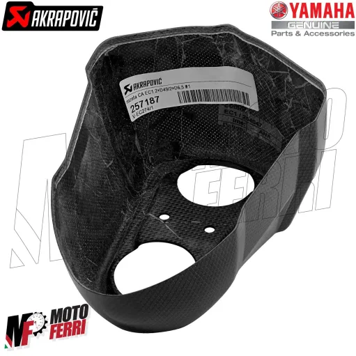 MF1342 Fondello Carbonio Marmitta Akrapovic Yamaha TMax 530 560 mod 2017 - 2021
