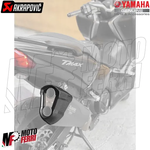 MF1342 Fondello Carbonio Marmitta Akrapovic Yamaha TMax 530 560 mod 2017 - 2021
