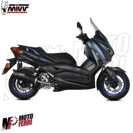 MF3484 Marmitta Terminale Mivv Mover Yamaha XMax 300 2021 / 2024 Inox Omologato 2