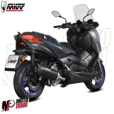 MF3484 Marmitta Terminale Mivv Mover Yamaha XMax 300 2021 / 2024 Inox Omologato