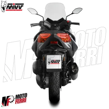 MF3484 Marmitta Terminale Mivv Mover Yamaha XMax 300 2021 / 2024 Inox Omologato