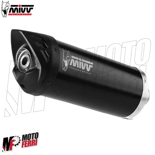 MF3484 Marmitta Terminale Mivv Mover Yamaha XMax 300 2021 / 2024 Inox Omologato