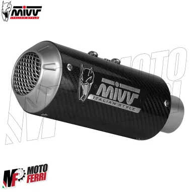 MF7439 Scarico Marmitta MIVV MK3 per BMW S1000RR 2019 - 2026 Carbonio Omologato