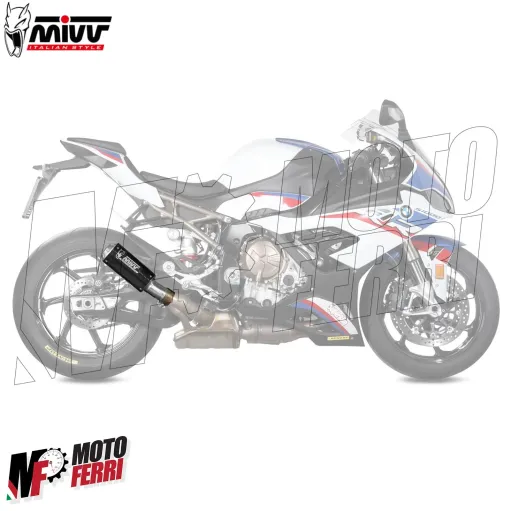MF7439 Scarico Marmitta MIVV MK3 per BMW S1000RR 2019 - 2026 Carbonio Omologato