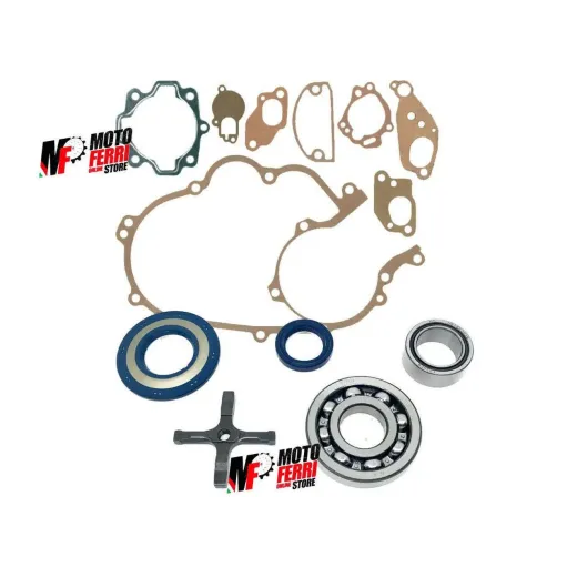 MF1104 Kit Revisione Guarnizioni Crocera Paraoli Cuscinetti Vespa PX 125 150