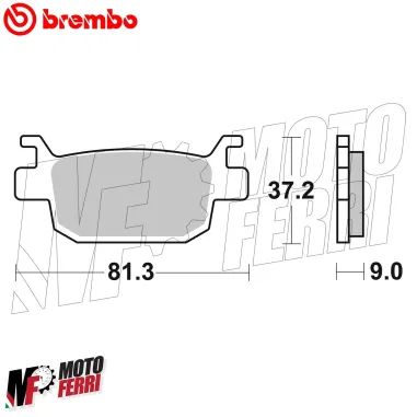 MF7440 Pastiglie Freno Posteriore Brembo Sinterizzate Honda SH 125 150 300 350
