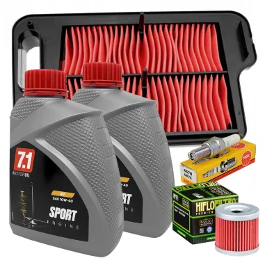 MF7441 Kit Olio Malossi 10W40 + Filtro Aria Candela Suzuki Burgman 400 2007/2017