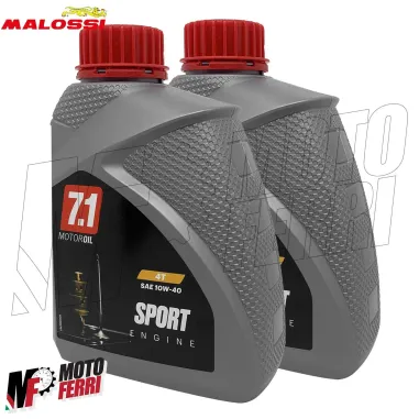 MF7441 Kit Olio Malossi 10W40 + Filtro Aria Candela Suzuki Burgman 400 2007/2017