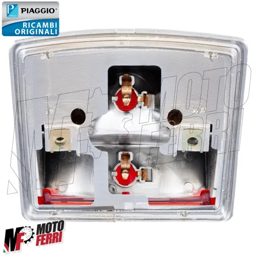 Fanale Stop Posteriore Bordino Cromato Originale Vespa PX 125 150 200 Millenium