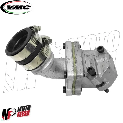MF0776 Collettore Aspirazione Lamellare VMC 30mm 2 Fori Vespa 50 Special ET3