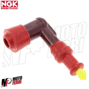 MF0807 Cavo Candela Silicone Giallo NGK Racing Pipetta Vespa 125 ET3 Primavera