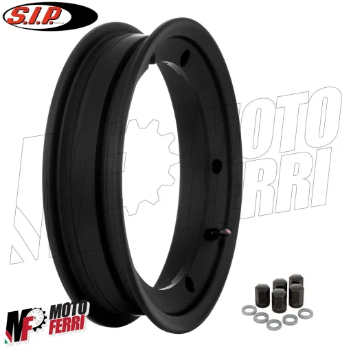 Cerchio Tubeless SIP Nero 2.10 X 10 Vespa 50 Special R L N PK S XL N V FL ET3 PX
