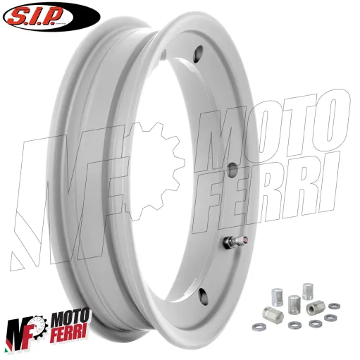 MF1935 Cerchio Tubeless SIP Grigio Opaco 2.10-10 Vespa 50 125 Special ET3 PK PX