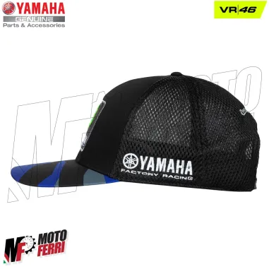 MF7442 Cappello Yamaha Monster Energy MotoGP Replica VR46 Nero / Blu