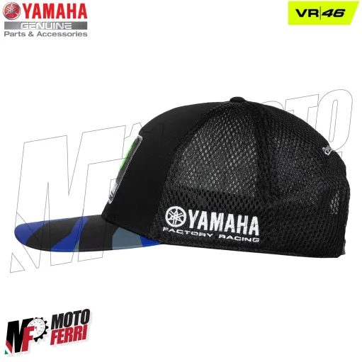 MF7442 Cappello Yamaha Monster Energy MotoGP Replica VR46 Nero / Blu