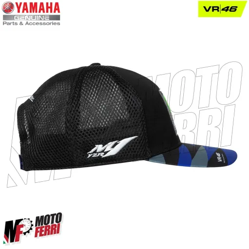 MF7442 Cappello Yamaha Monster Energy MotoGP Replica VR46 Nero / Blu