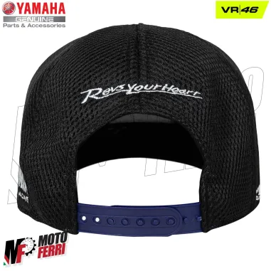 MF7442 Cappello Yamaha Monster Energy MotoGP Replica VR46 Nero / Blu