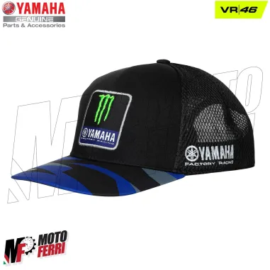 MF7442 Cappello Yamaha Monster Energy MotoGP Replica VR46 Nero / Blu