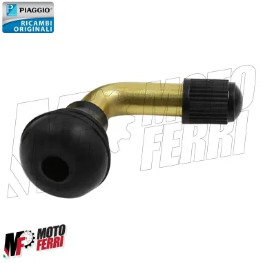 MF7444 Valvola Tubeless 90 Gradi Universale Moto Scooter Piaggio Aprilia Yamaha