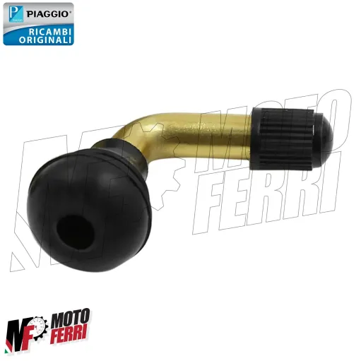 MF7444 Valvola Tubeless 90 Gradi Universale Moto Scooter Piaggio Aprilia Yamaha