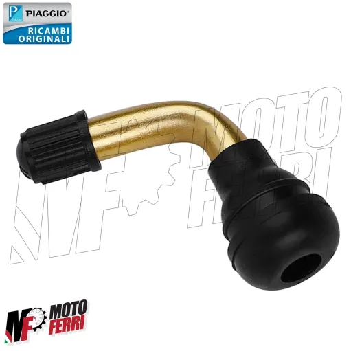 MF7444 Valvola Tubeless 90 Gradi Universale Moto Scooter Piaggio Aprilia Yamaha