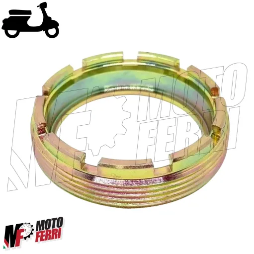 MF0599 Ghiera Dado a Castelletto Ruota Posteriore Vespa 125 150 VNB VNC VBC