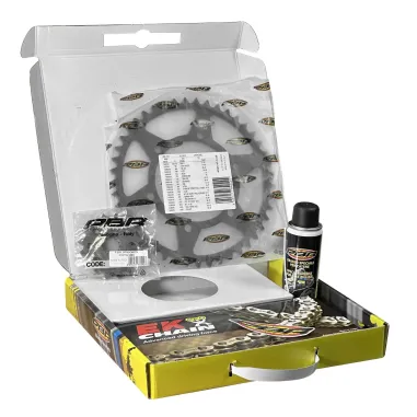 MF3118 Kit Trasmissione PBR Yamaha R6 2006/2024 Corona 45 Pignone 16 Catena 525