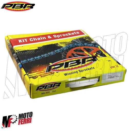 MF7481 Kit Trasmissione PBR Kawasaki Z750 2004/2012 Corona 43 Pignone 15 Catena