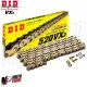 MF7483 Catena Trasmissione Moto DID VX3 Passo 520 120 Maglie Oro Gold con X-Ring