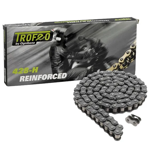 MF2175 Catena Trasmissione Trofeo Passo 428 Rinforzata 140 Maglie Moto Cross