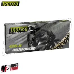 MF2175 Catena Trasmissione Trofeo Passo 428 Rinforzata 140 Maglie Moto Cross 2