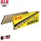MF1902 Catena Trasmissione DID VX3 Moto Passo 525 Maglie 120 Oro Gold con X-Ring
