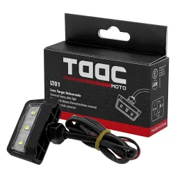 MF7486 Luce Targa Portatarga TAAC Moto Led Universale Omologata 50x25mm