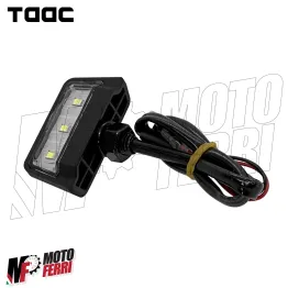 MF7486 Luce Targa Portatarga TAAC Moto Led Universale Omologata 50x25mm 2