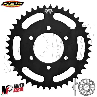 MF7487 Corona PBR 43 Denti Passo 520 per CF Moto 650GT - 2020 2021 2022 2023 2024