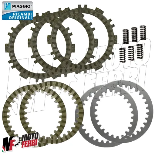 MF7531 Kit Dischi Frizione Originale Piaggio Beverly 350 mod 2017 2018 2019 2020