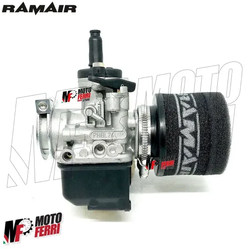 MF1138 Filtro aria RAMAIR spugna carburatore DELLORTO PHBL PHBH 24 25 30 vespa